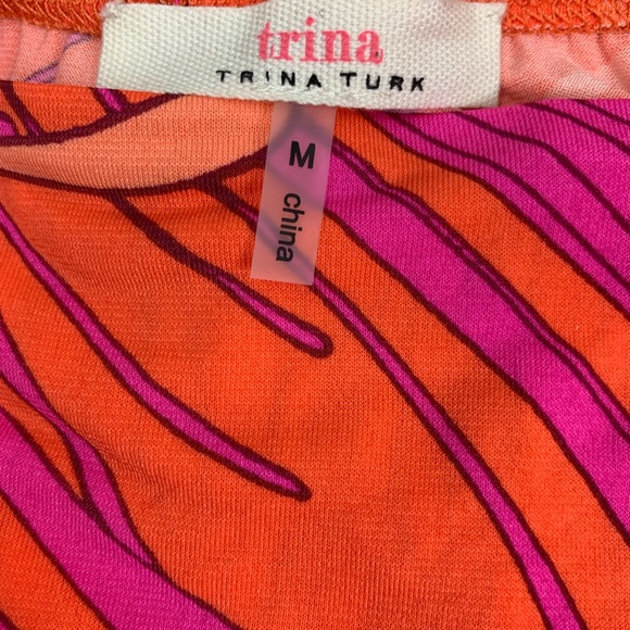 Trina Turk Jersey back to front knotted dress - Picture 7 of 8